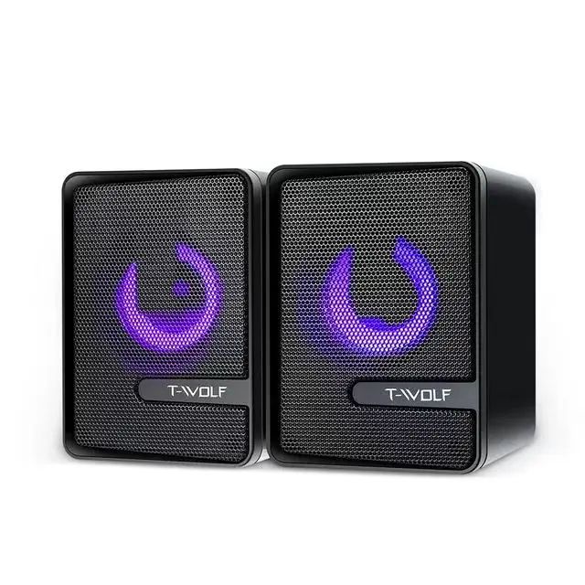 Lunar TWOLF TF850 5 in 1 Gift Laptop Gaming Teclado Keyboard and Mouse Speaker Headphones Pads Combos Kit Gaming for PC Gamer