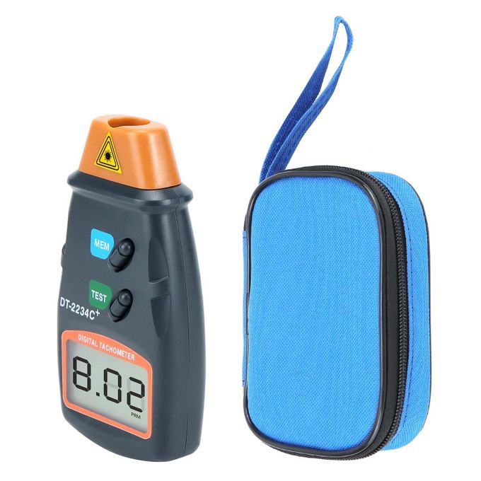 Professional DT-2234C+ Non-Contact Laser RPM Counter | Digital Tachometer for Motors, Fans, Engines & Industrial Machines