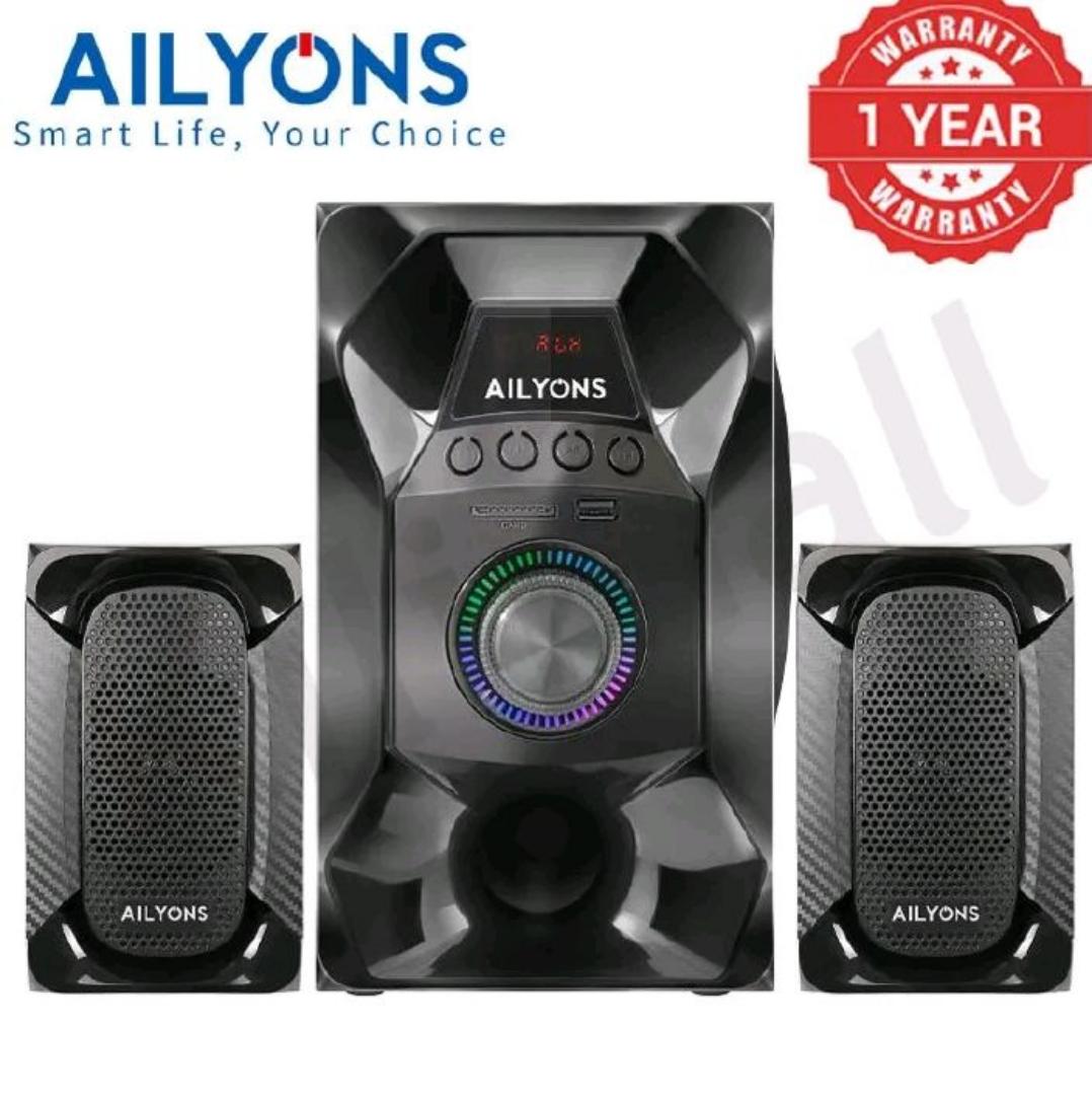 AILYONS/LYONS ECS2404/LYS2404 WOOFER speaker system with a powerful amplifier 18000PMPO. output power 25w+10w*2 speaker system