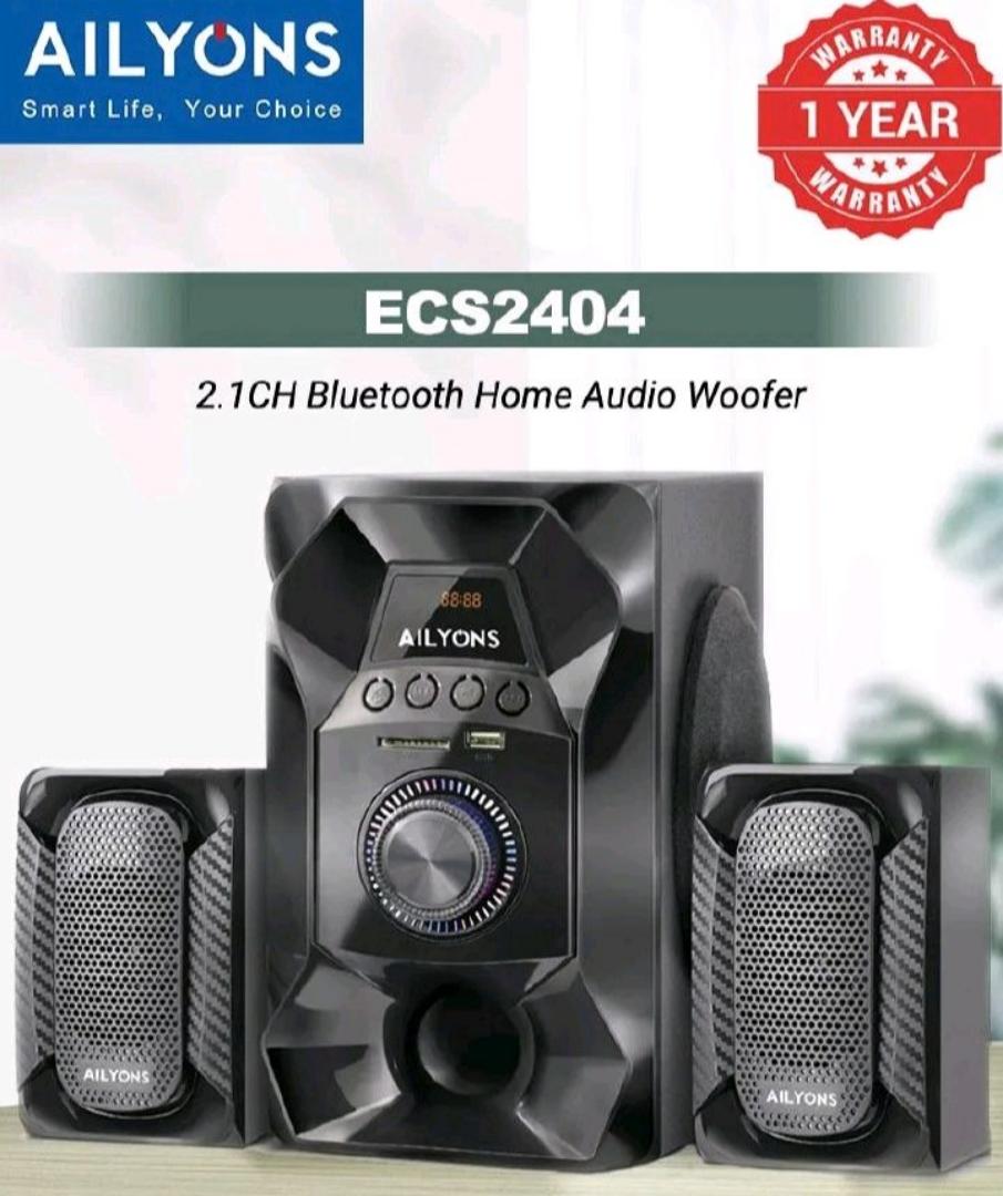 AILYONS/LYONS ECS2404/LYS2404 WOOFER speaker system with a powerful amplifier 18000PMPO. output power 25w+10w*2 speaker system