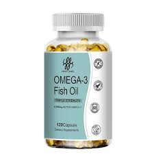 Premium Omega-3 Fish Oil Capsules with High EPA & DHA – Supports Heart Health, Brain Function, Joint Mobility, Eye Wellness & Overall Daily Vitality for Men & Women