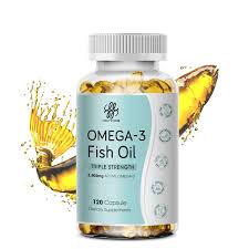 Premium Omega-3 Fish Oil Capsules with High EPA & DHA – Supports Heart Health, Brain Function, Joint Mobility, Eye Wellness & Overall Daily Vitality for Men & Women