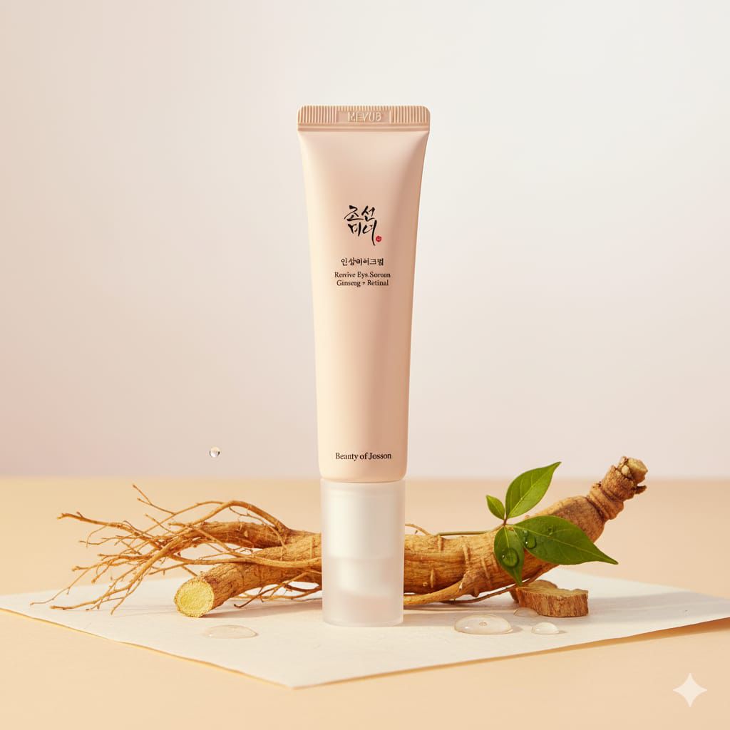 Beauty of Joseon Revive Eye Serum with Retinal Niacinamide Correction for Puffy Eye Bags Fine Lines Dark Circles Wrinkles, Korean Skin Care 30ml