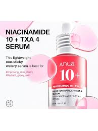 Anua 10+ Niacinamide 10% + TXA 4% Serum 30ml – Brightening, Hyperpigmentation Correction, Dark Spot Fading, Even Skin Tone, Anti-Inflammatory & Hydrating Korean Skincare
