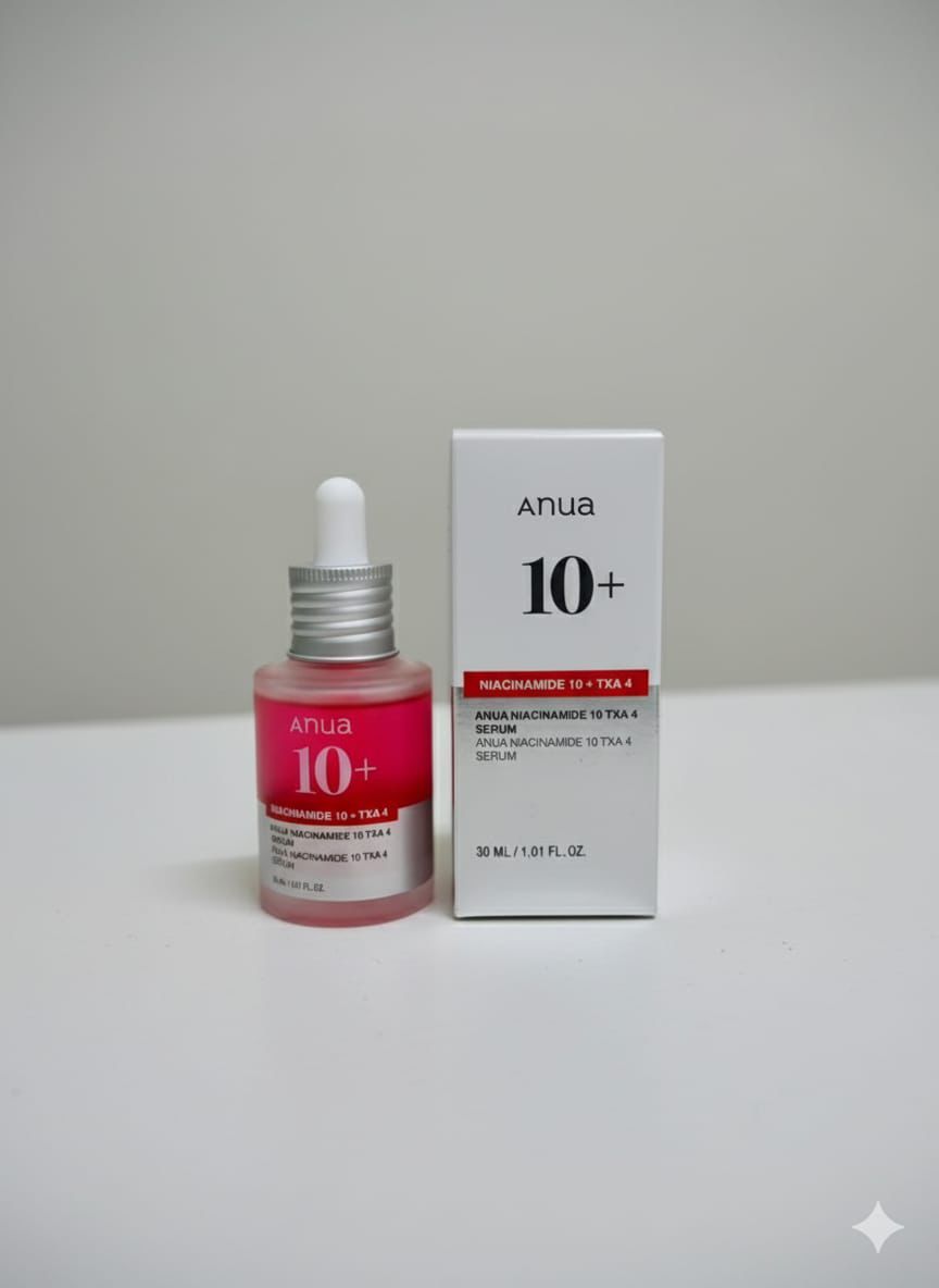 Anua 10+ Niacinamide 10% + TXA 4% Serum 30ml – Brightening, Hyperpigmentation Correction, Dark Spot Fading, Even Skin Tone, Anti-Inflammatory & Hydrating Korean Skincare