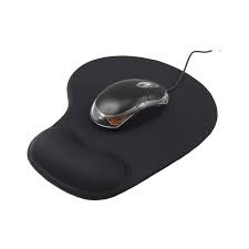 Ergonomic Mouse Pad with Gel Wrist Rest Support for Gaming Computer, Laptop, Home, Office & Travel