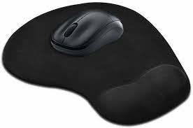 Ergonomic Mouse Pad with Gel Wrist Rest Support for Gaming Computer, Laptop, Home, Office & Travel