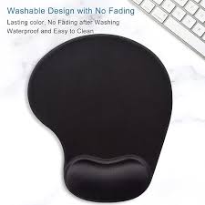 Ergonomic Mouse Pad with Gel Wrist Rest Support for Gaming Computer, Laptop, Home, Office & Travel