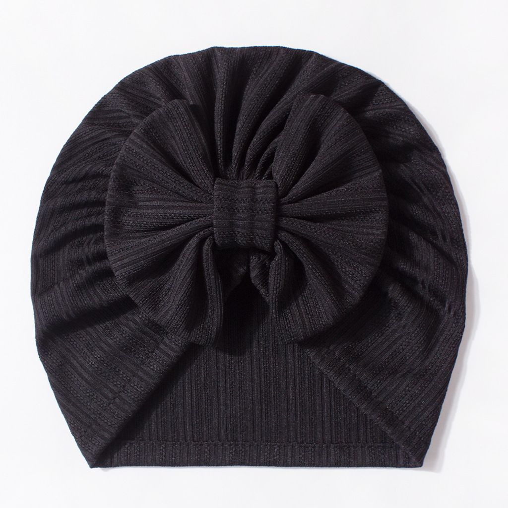 Children's fetal hats. Solid-color hats for infants. Four-way stretch. Thin summer hats. Bowknot pullover hats.baby