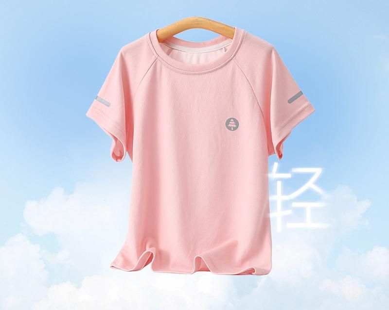 Summer girls quick-drying T-shirt children's sports short-sleeved T-shirt