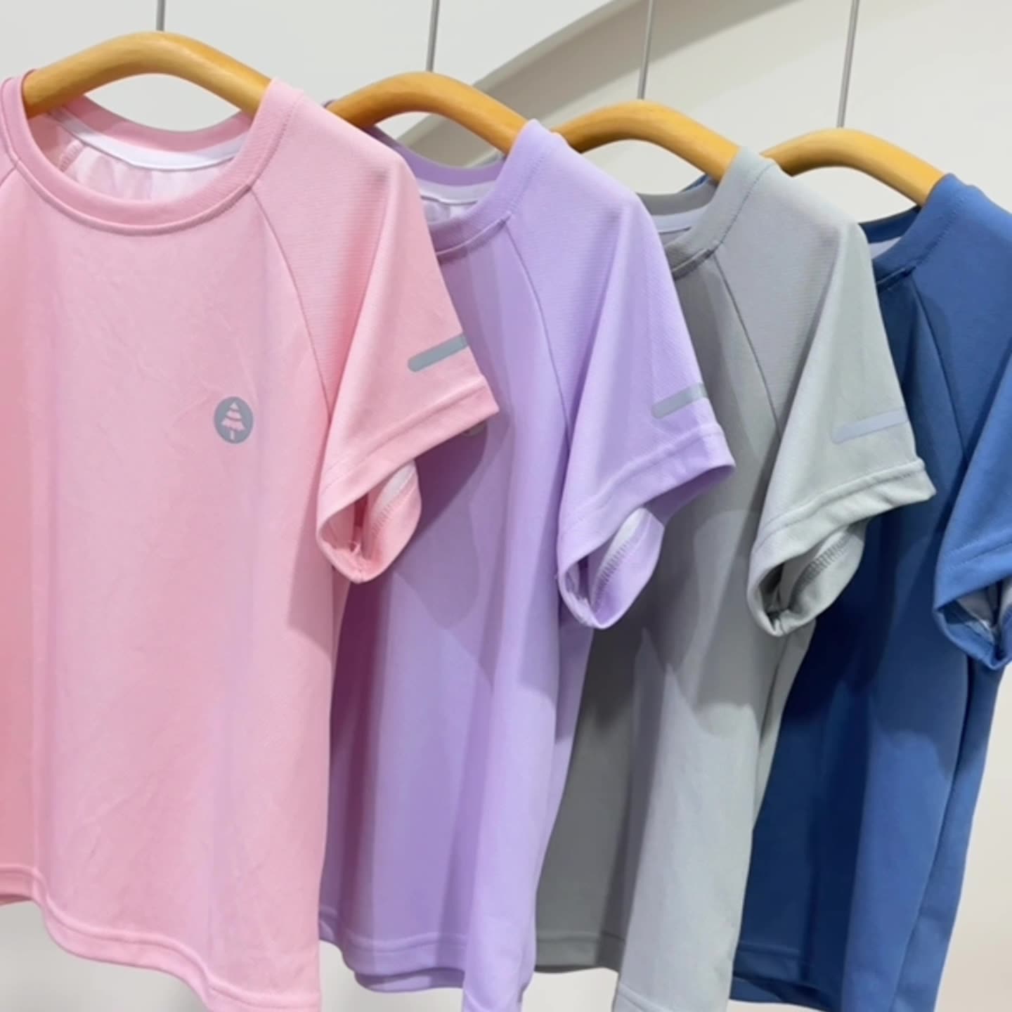 Summer girls quick-drying T-shirt children's sports short-sleeved T-shirt