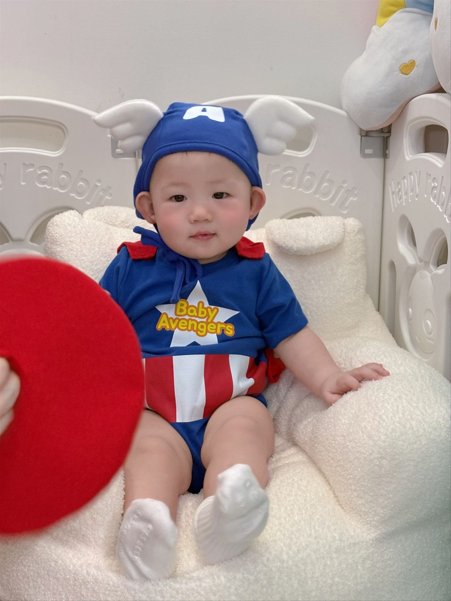 2025 Spring-Summer New Infant One-Piece Set - INS Style Captain-Themed Baby Romper Long-Sleeve Snap-Up Bodysuit Set