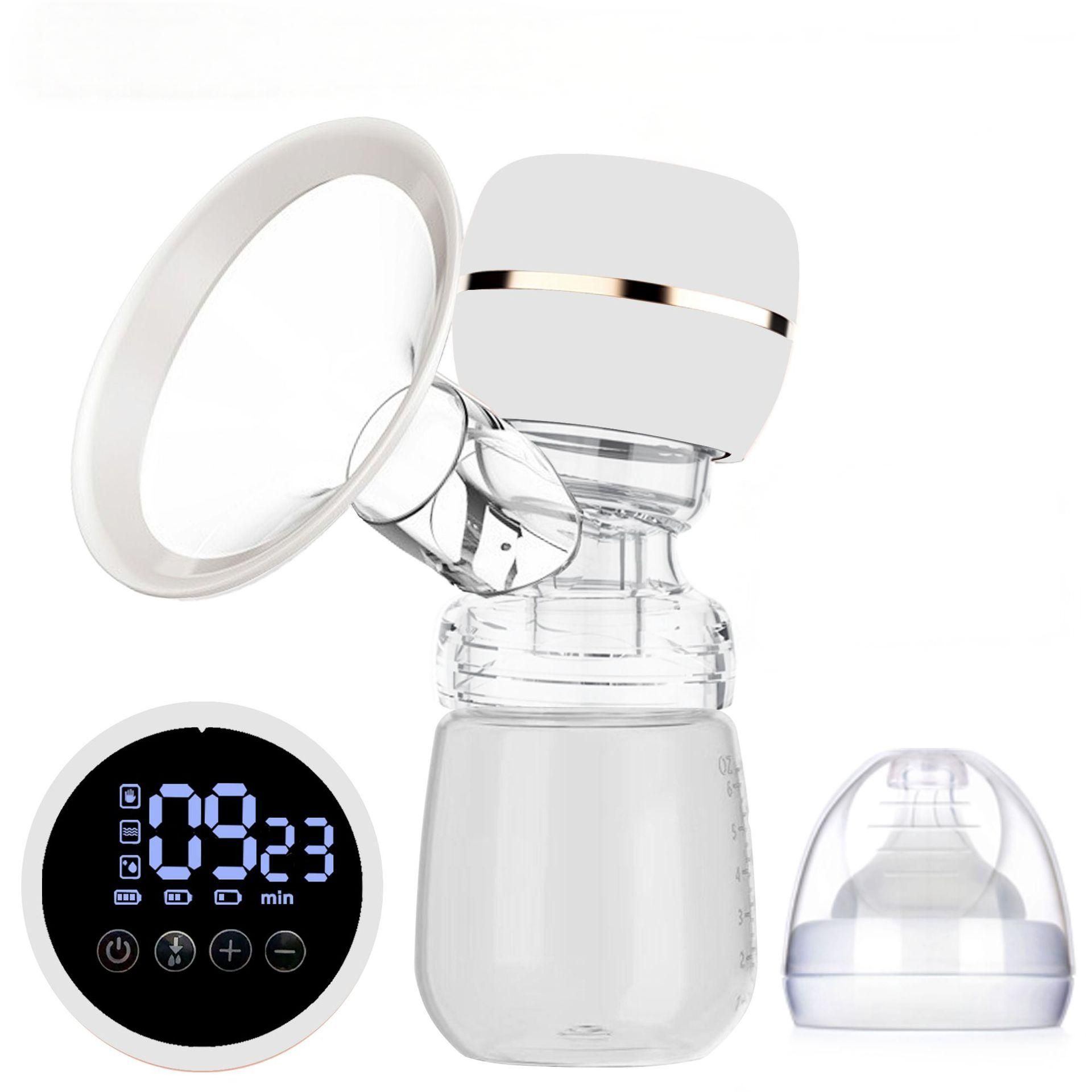 Electric breast pump intelligent machine suction big breast milk postpartum massage painless mute breast pump charging