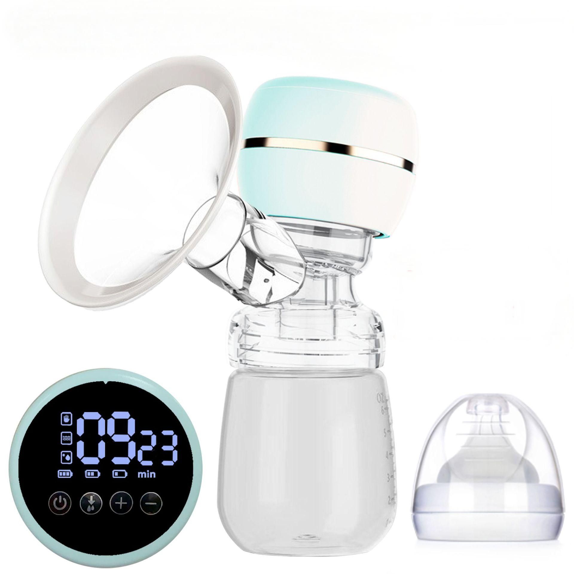 Electric breast pump intelligent machine suction big breast milk postpartum massage painless mute breast pump charging
