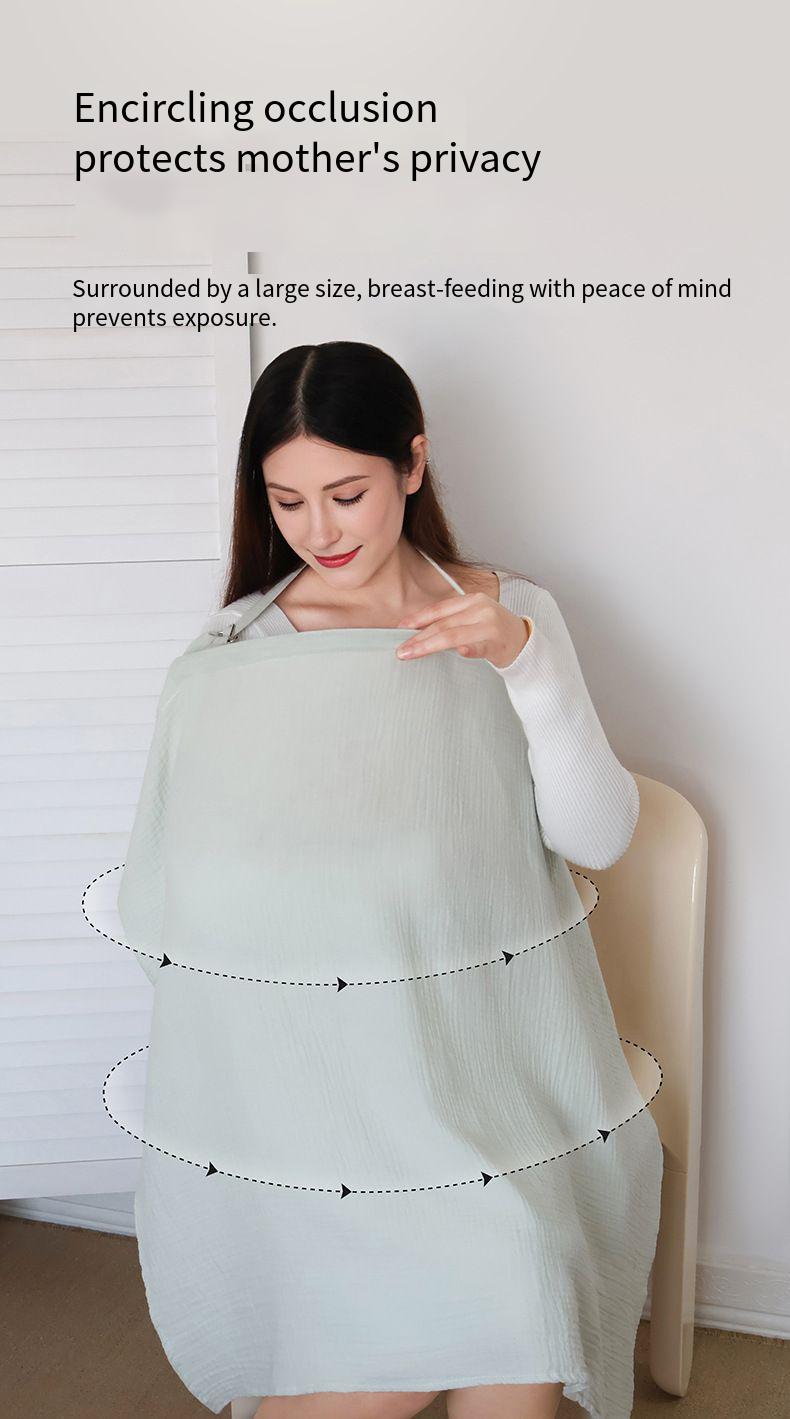 New out-of-the-way breast-feeding clothing shawl gauze breast-feeding towel breathable
