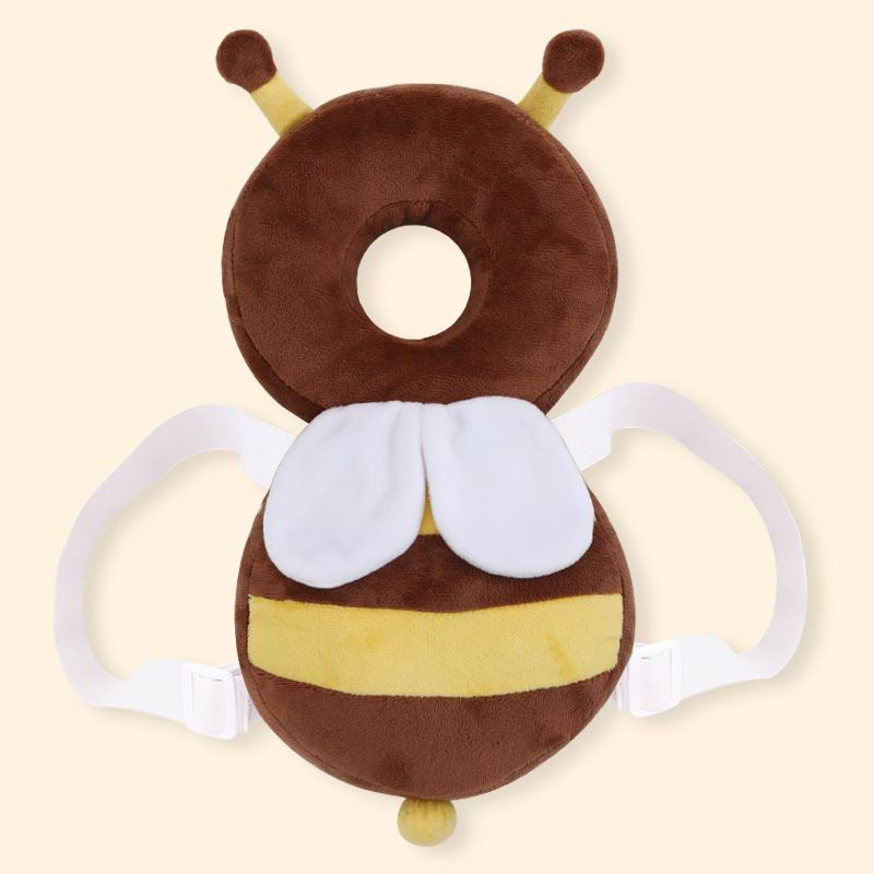 New infant toddler fall-proof headrest breathable head pad bee-shaped head protection fall-proof hat