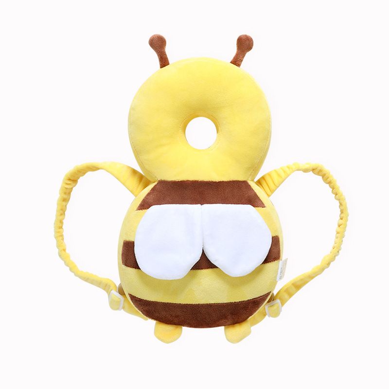 New infant toddler fall-proof headrest breathable head pad bee-shaped head protection fall-proof hat