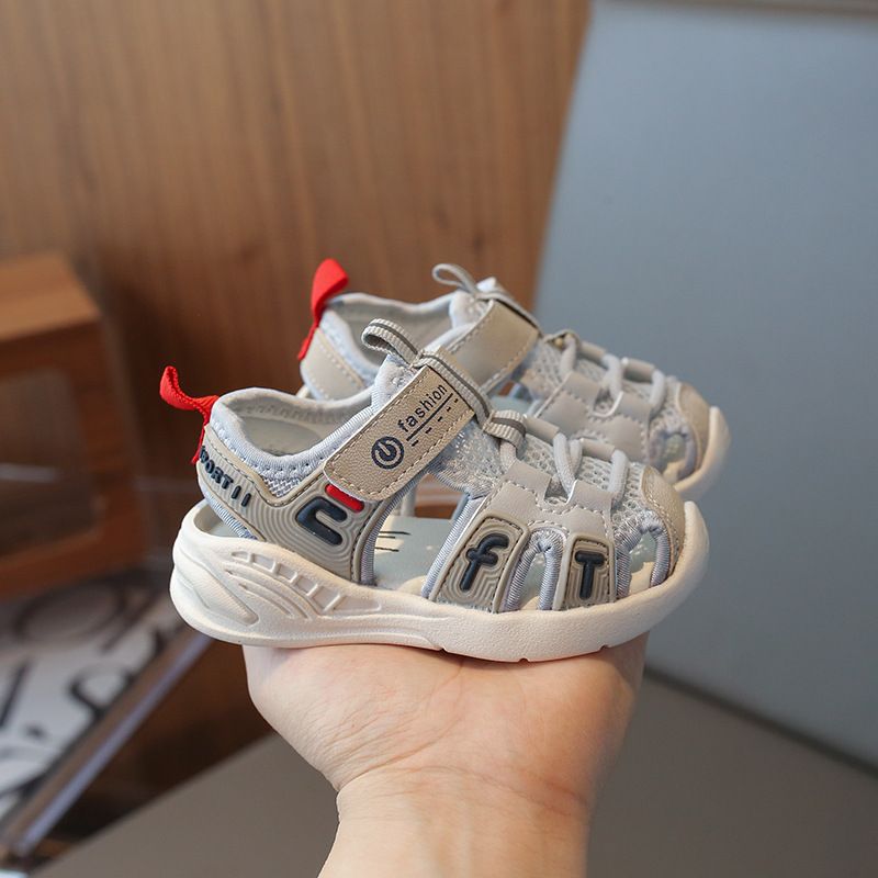 Baby toddler sandals for boys and girls-new non-slip soft-soled sandals in summer-baby Baotou functional sandals girls hollowed out