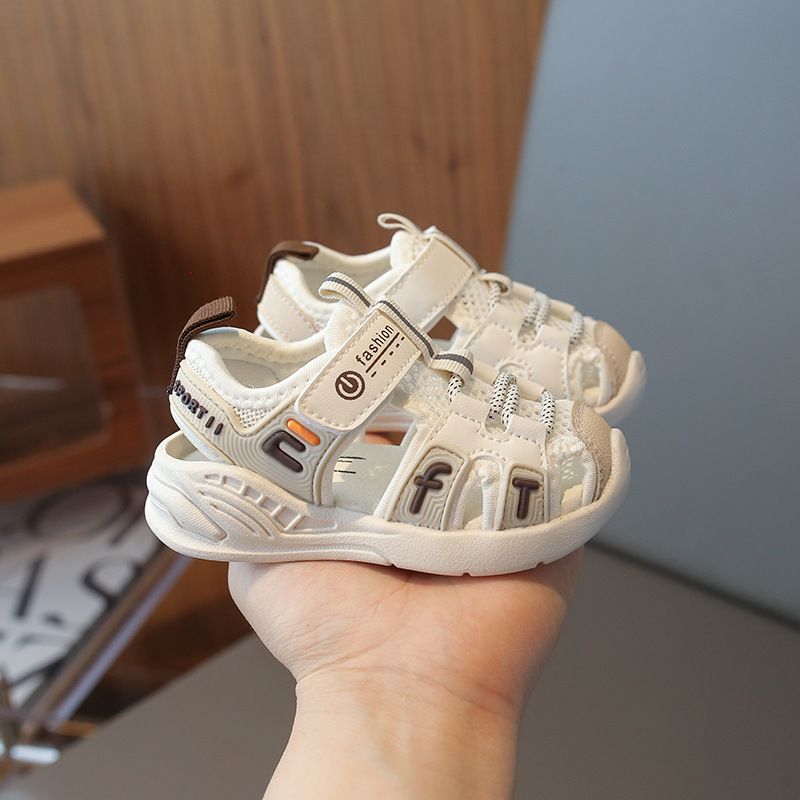 Baby toddler sandals for boys and girls-new non-slip soft-soled sandals in summer-baby Baotou functional sandals girls hollowed out