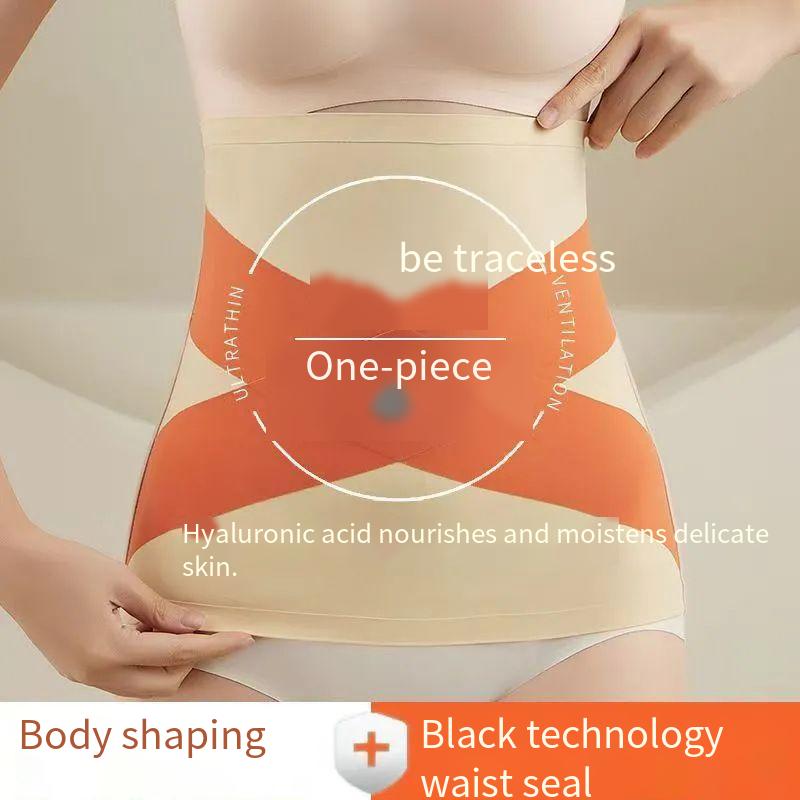 Women's belly belt belly movement cross waistband close-fitting waist belt body shaping waist elastic belly.