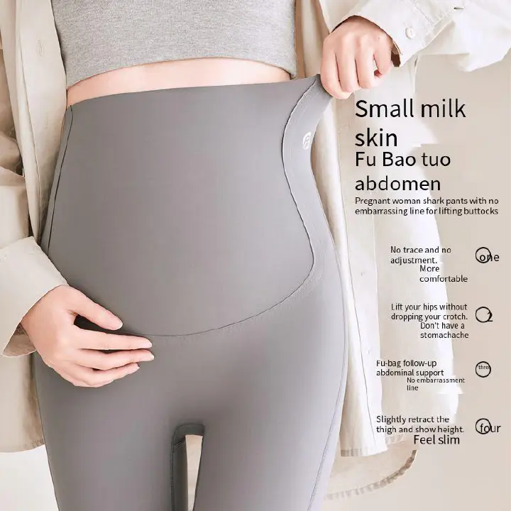 Summer new maternity dress belly pants leggings for pregnant women slim leggings for pregnant women