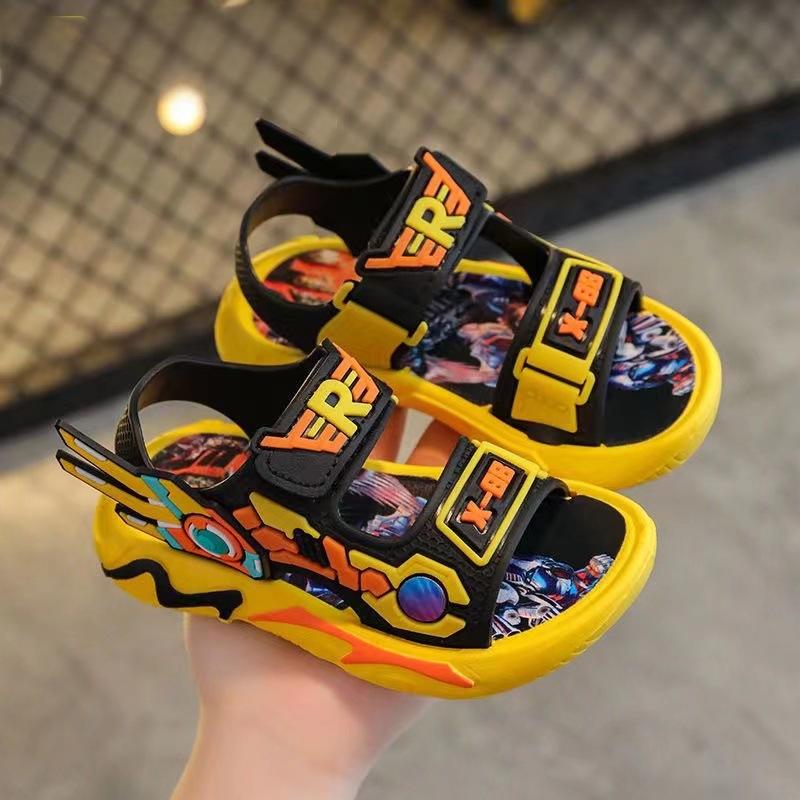2025 new summer boy sandals summer light and handsome wear-resistant soft-soled boys beach shoes children's shoes