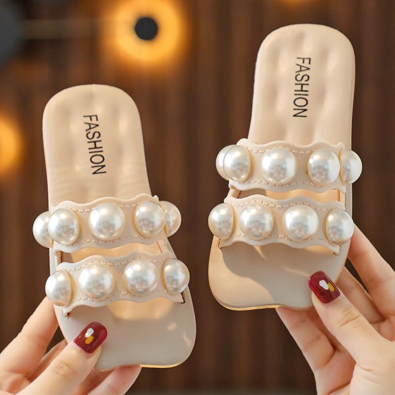 New Princess wind children's slippers girls slippers soft bottom wear summer sandals and slippers.