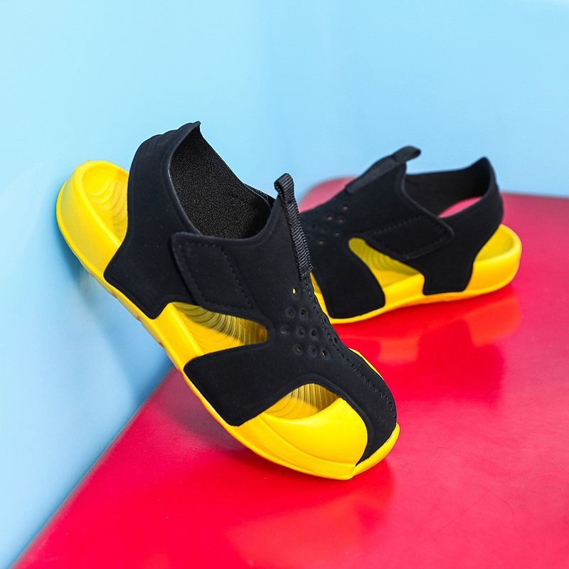 Summer Candy Color  Boys Sandals Kids Shoes Beach Mesh Sandalas Fashion Sports Shoes Girls Hollow Out Fashion Sneakers