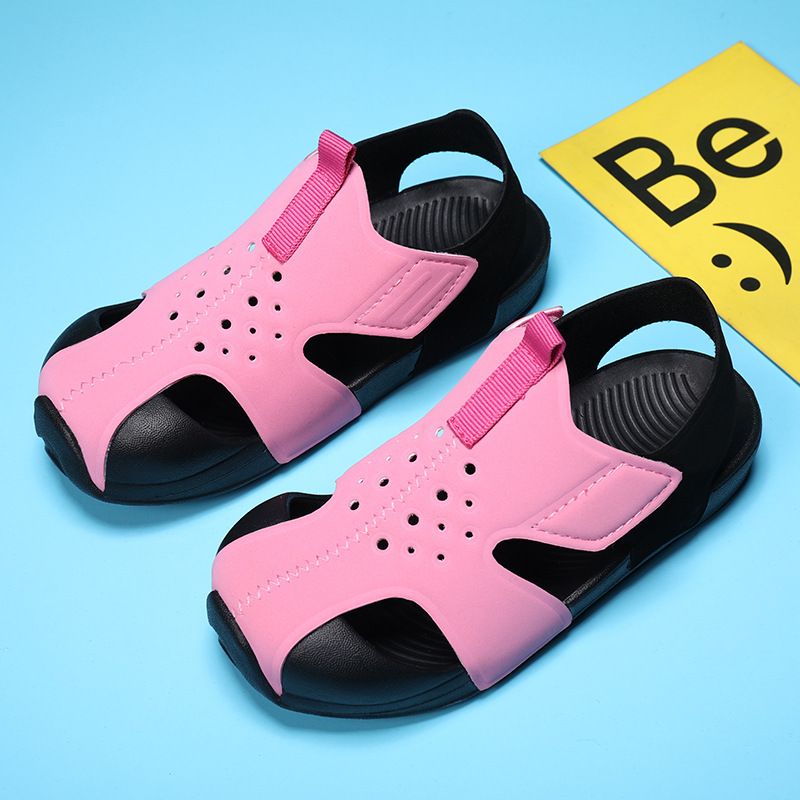 Summer Candy Color  Boys Sandals Kids Shoes Beach Mesh Sandalas Fashion Sports Shoes Girls Hollow Out Fashion Sneakers