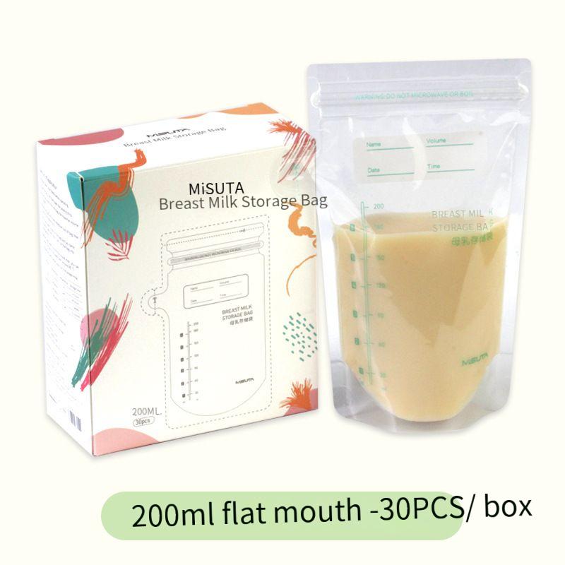 Milk storage bag breast milk fresh-keeping bag breast milk storage bag can be upright double-track sealed storage bag