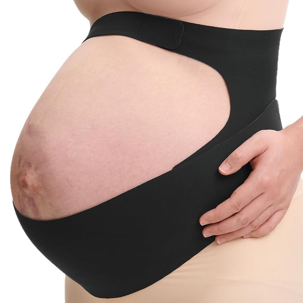 1Pc Belly Bands for Pregnant Women, One-Piece & Portable Pregnancy Belly-Adjustable Maternity Belt For Round/High-Carrying Belly