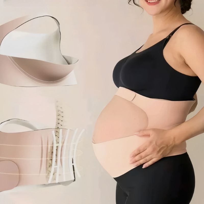 1Pc Belly Bands for Pregnant Women, One-Piece & Portable Pregnancy Belly-Adjustable Maternity Belt For Round/High-Carrying Belly