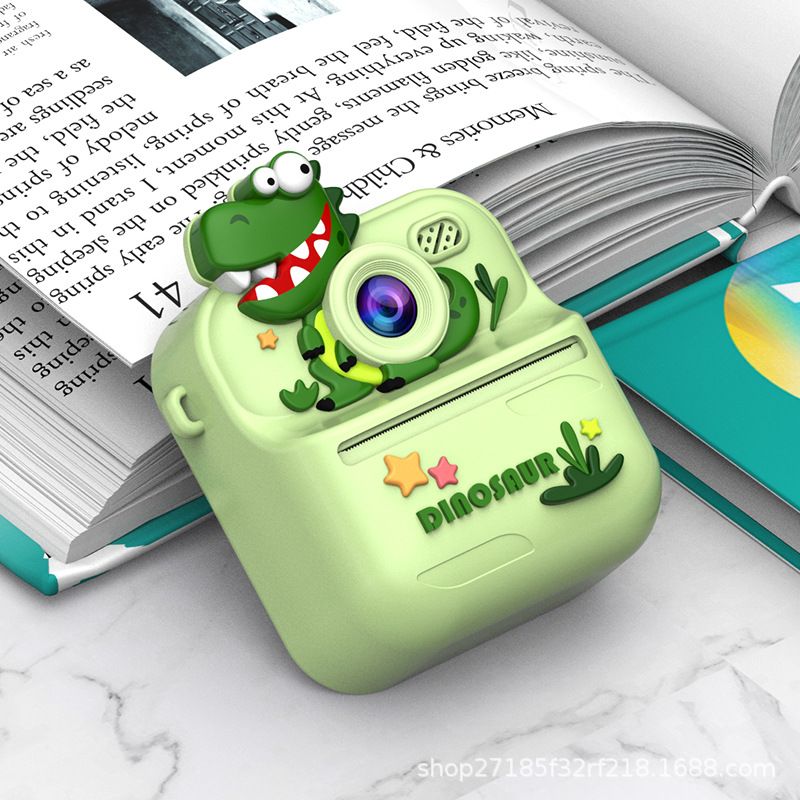 HD Mini Retro Kids Print Camera Portable Outdoor Photo Camera Instant Thermal Paper Print Digital Camera with 2.4 Inch Screen 32G