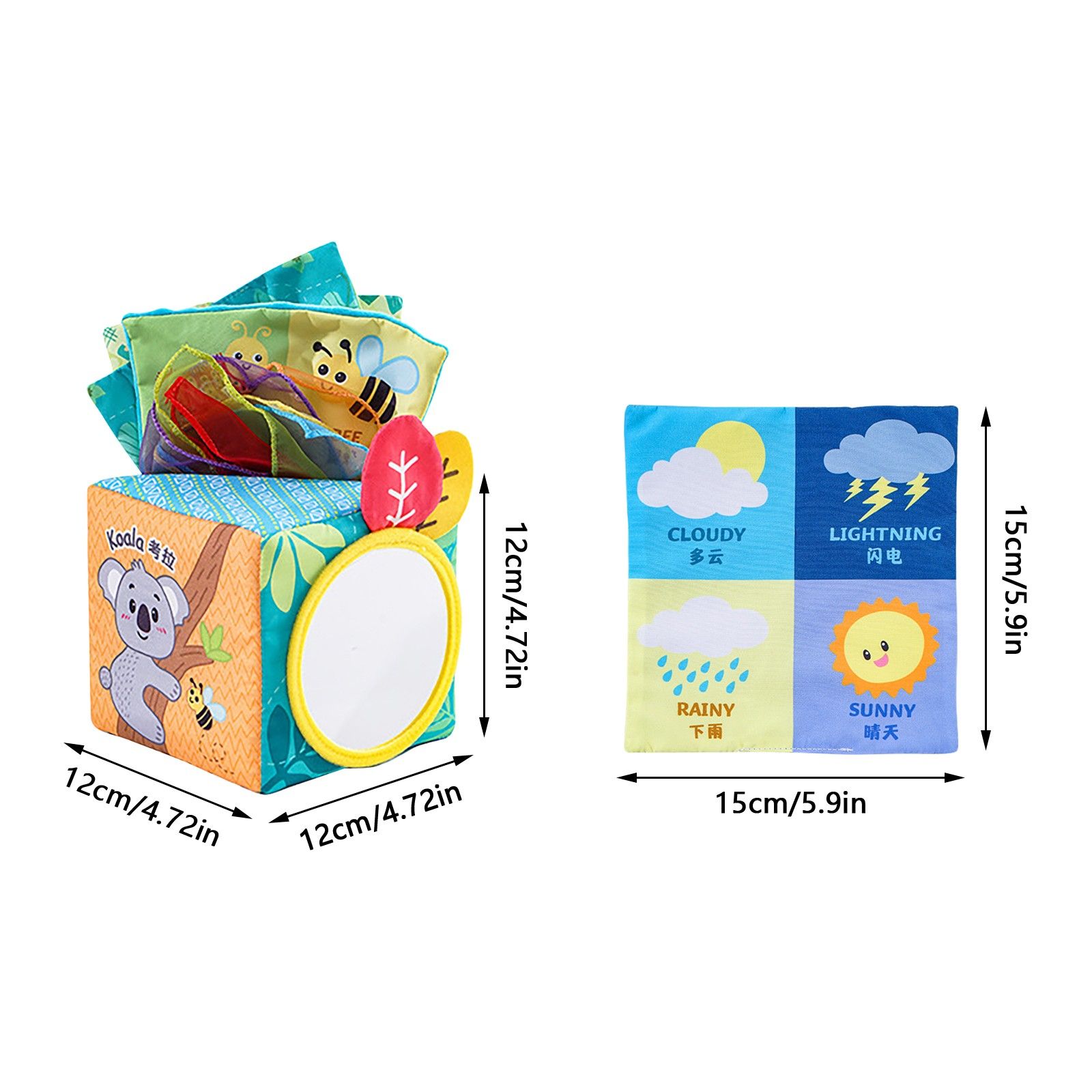 Baby Montessori Toy Magic Tissue Box Cotton Educational Learning Activity Sensory Toy For Kids Finger Exercising Busy Board Game