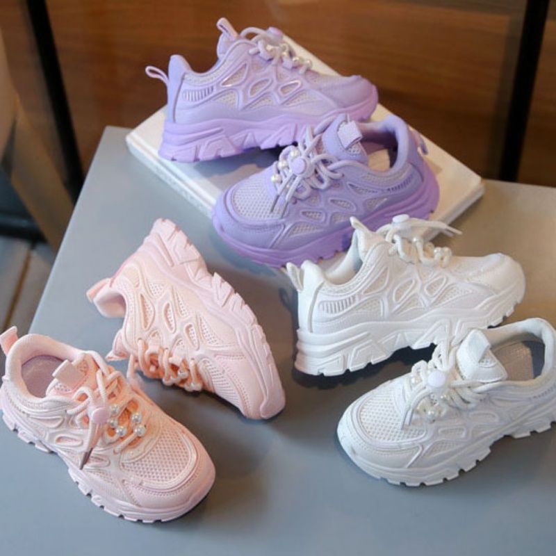 New Children Boys Girls Casual Shoes Fashion Breathable Soft Sole Anti-slip Sports Shoes