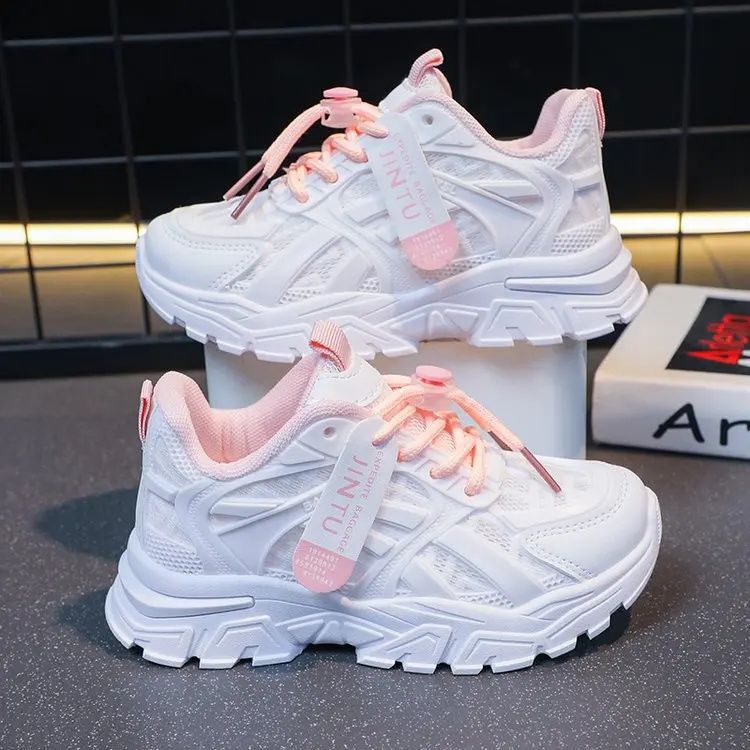 New Spring Summer Comfortable Breathable Running Shoes Children's Sneakers Student White Shoes Kids Casual Shoes
