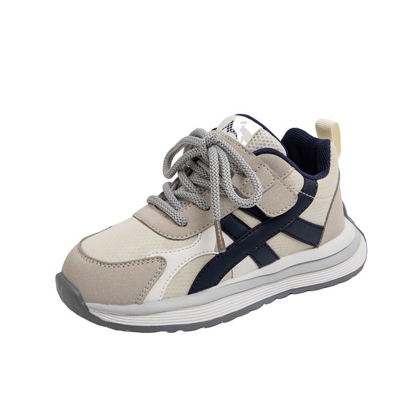 New Kids  Patchwork Sneakers Child Non-slip Shoes Girl Boys Hook Loop Autumn Children's Walk Runing Trainers 26-37