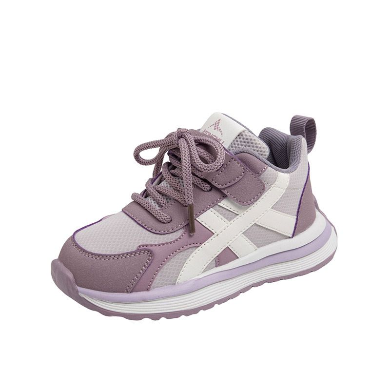 New Kids  Patchwork Sneakers Child Non-slip Shoes Girl Boys Hook Loop Autumn Children's Walk Runing Trainers 26-37