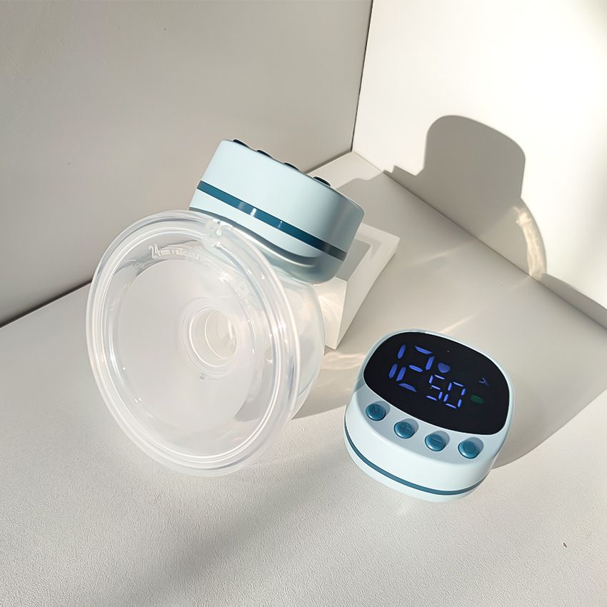 Hands Free Wearable Electric Breast Pump 5 Modes 15 Levels Wearable Breastpump Leak-Proof BPA Free Low Noise Breastfeeding