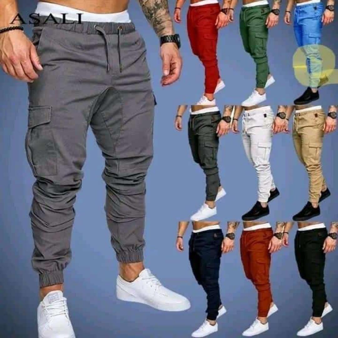 MEN FASHION CARGO PANTS 🎱Welcome, been looking for a good casual out fit with a fashion taste. Here, this cargo pants are high end quality and durable. They are suitable in all seasons and flexible w