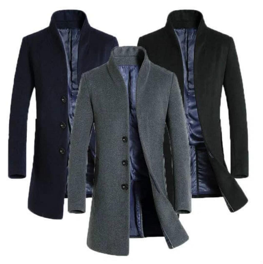 SINGLE (1PACK) FASHIONABLE MEN TRENCH COATS Welcome, It's a stylish way to confront the in coming winter with a mid long trench coats. This clothing are warm, durable and fashionable. They are flexibl