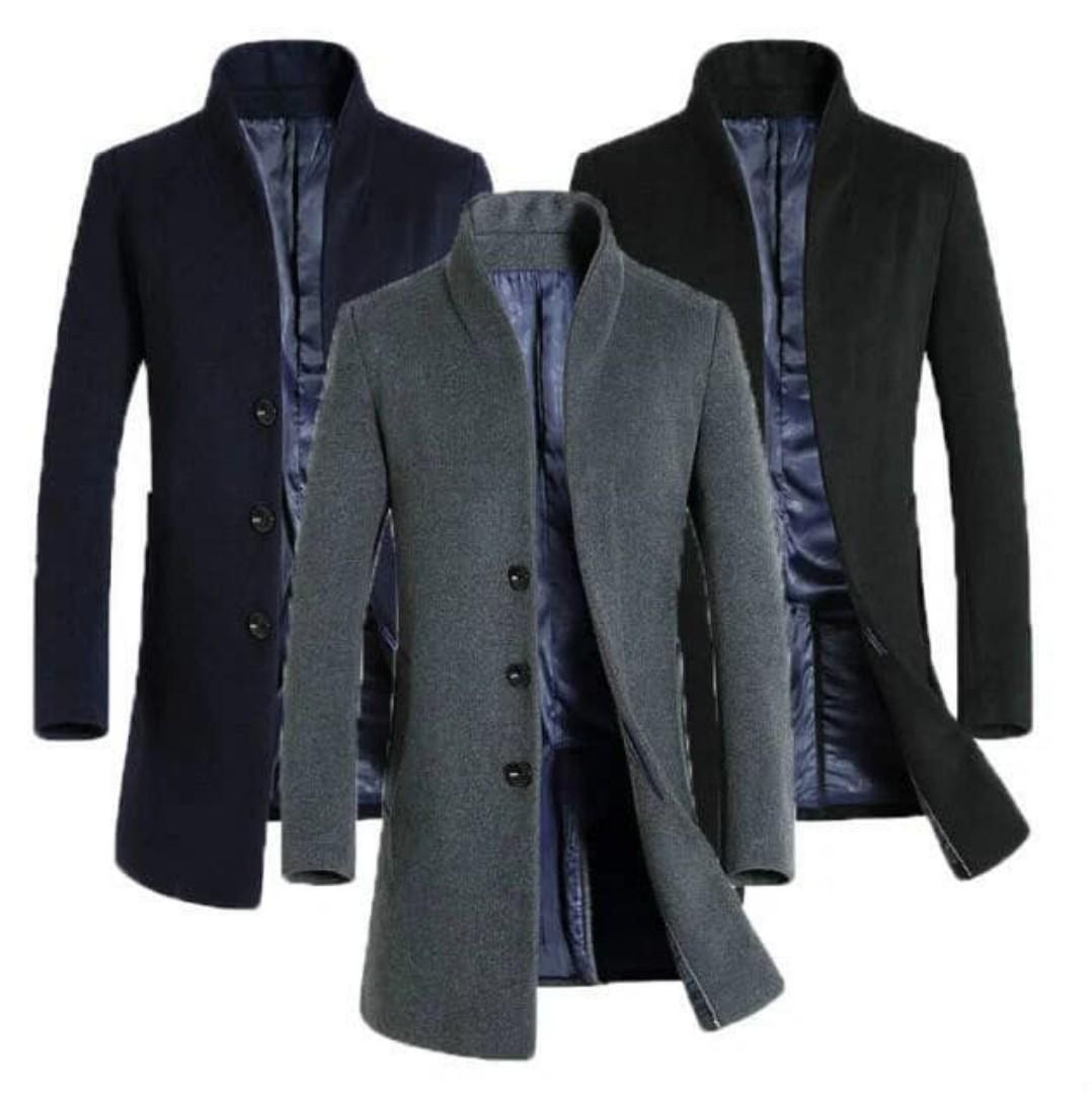 SINGLE (1PACK) FASHIONABLE MEN TRENCH COATS Welcome, It's a stylish way to confront the in coming winter with a mid long trench coats. This clothing are warm, durable and fashionable. They are flexibl