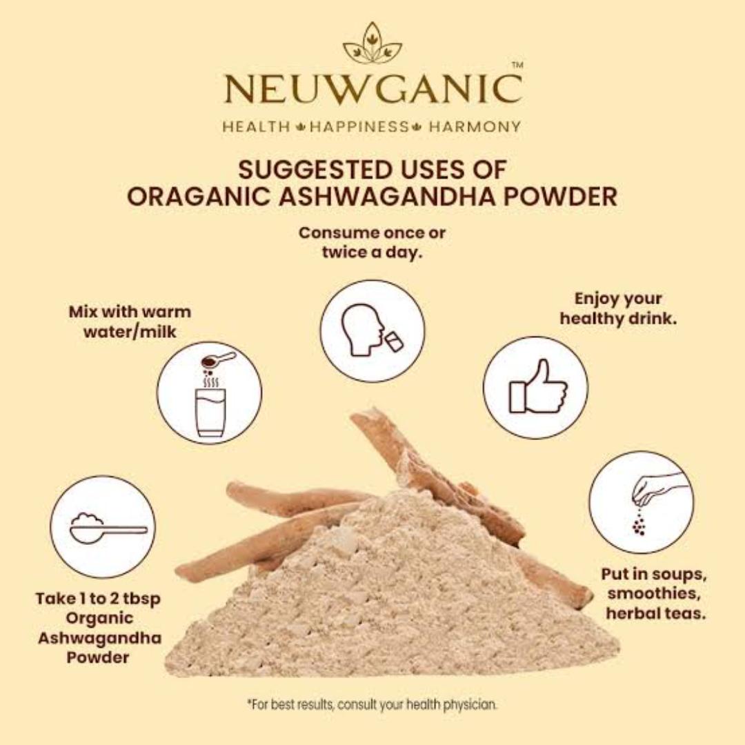 Ashwagadha organic root powder(ashwagandha )( INCREASES FERTILITY, BOOST IMMUNITY , REDUCE ANXIETY AND STRESS.