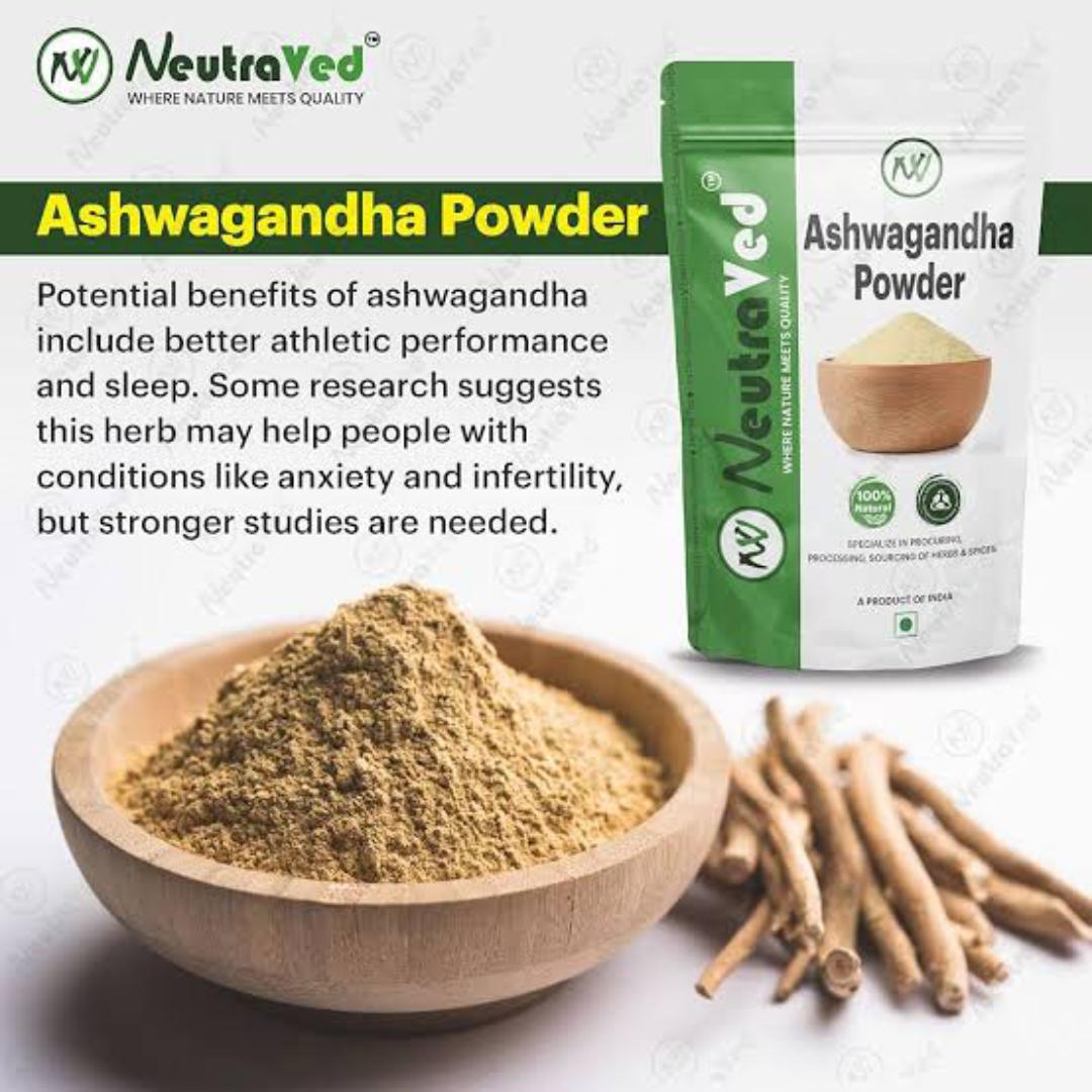 Ashwagadha organic root powder(ashwagandha )( INCREASES FERTILITY, BOOST IMMUNITY , REDUCE ANXIETY AND STRESS.