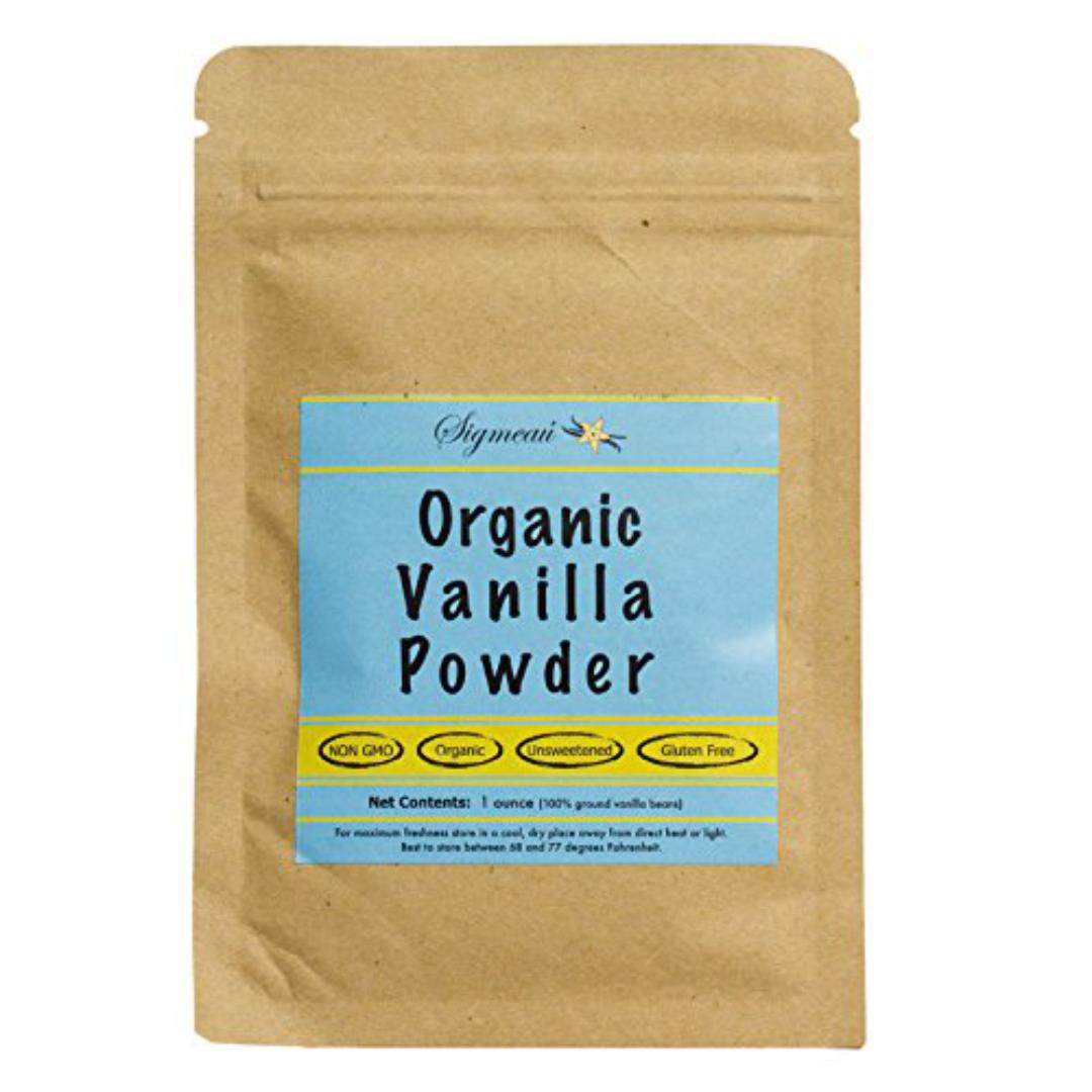 VANILLA POWDER (ORGANIC VANILLA POWDER EXTRACT) mental booster, antibacterial