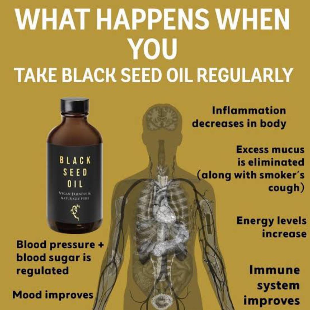 PURE ORGANIC BLACK SEED OIL (relief joint pain, treats respiratory problems