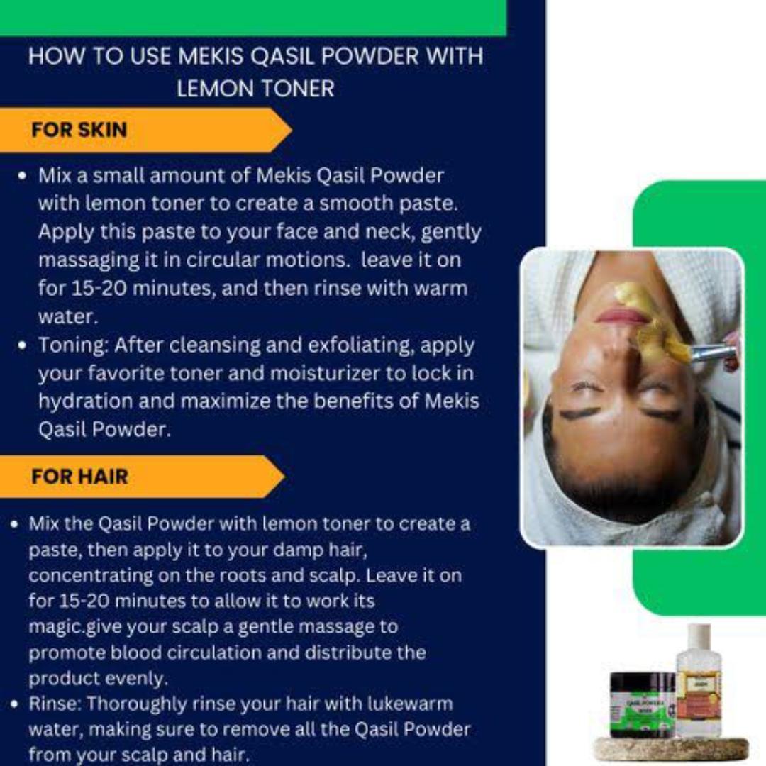 PURE SOMALI QASIL POWDER (premium qasil powder, treats acne, smooth skin, exfoliating face , brightens  skin