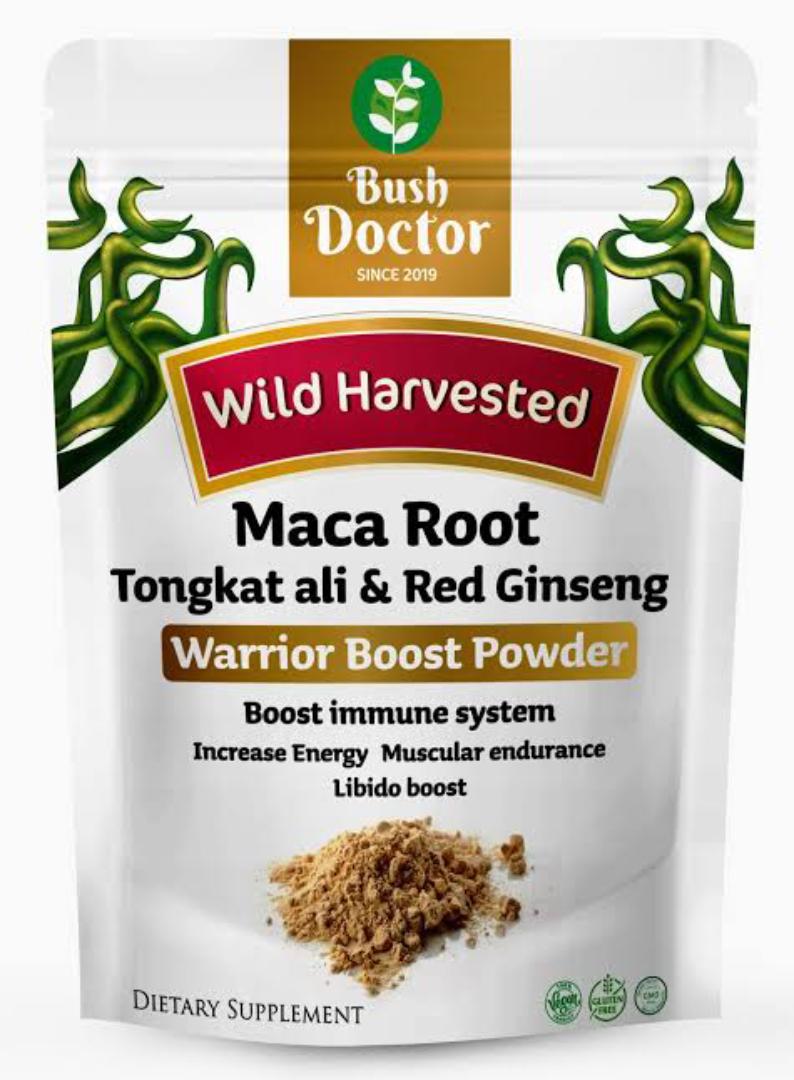 BLACK MACA, GINSENG ROOT POWDER, TONGKAT ALI ROOT POWDER MIXTURE, (BOOST LIBIDO, ENERGY BOOSTER, ERECTILE DYSFUNCTION(MEN POWER)