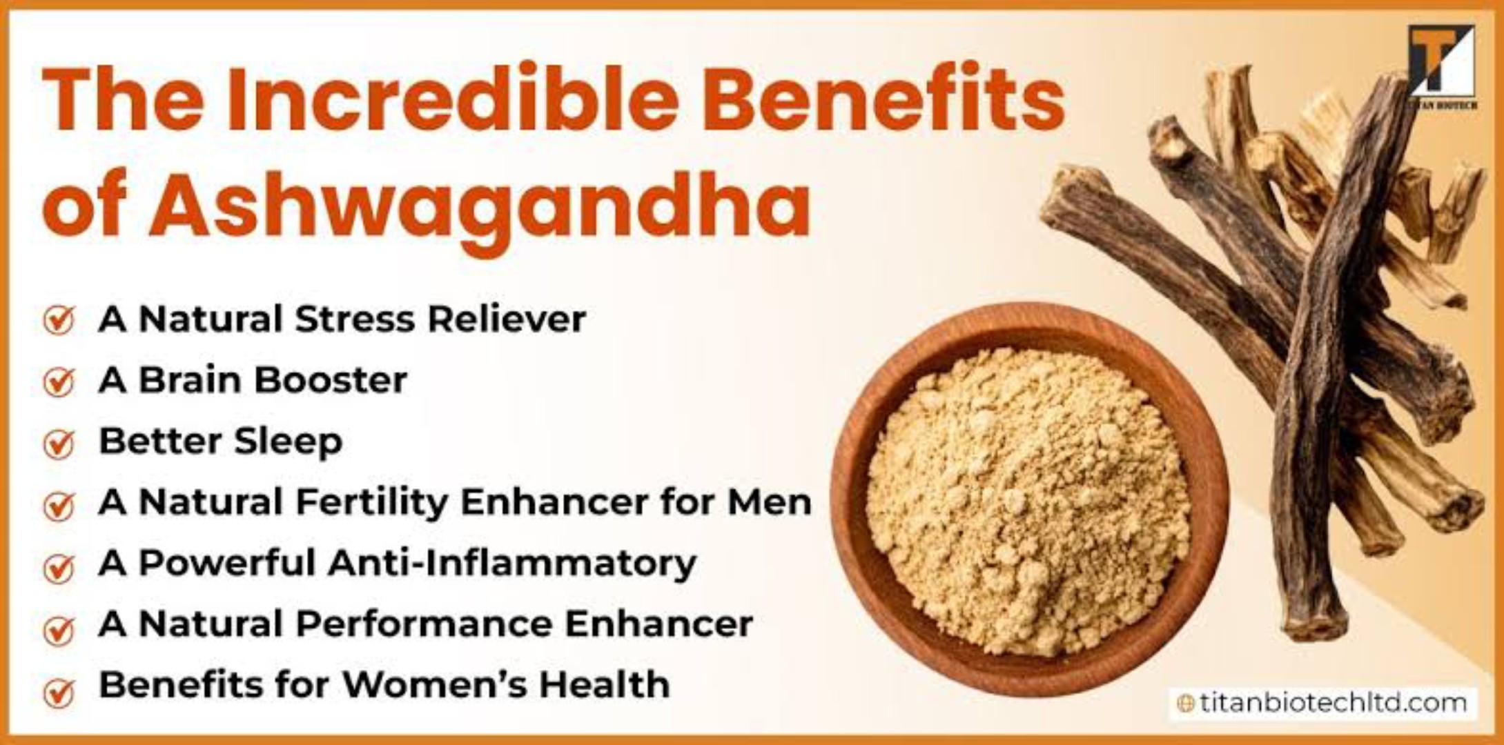 ORGANIC ASHWAGANDHA ROOT POWDER (LOWERS BLOOD SUGAR, SID IN WEIGHT LOSS, BALANCE HORMONES