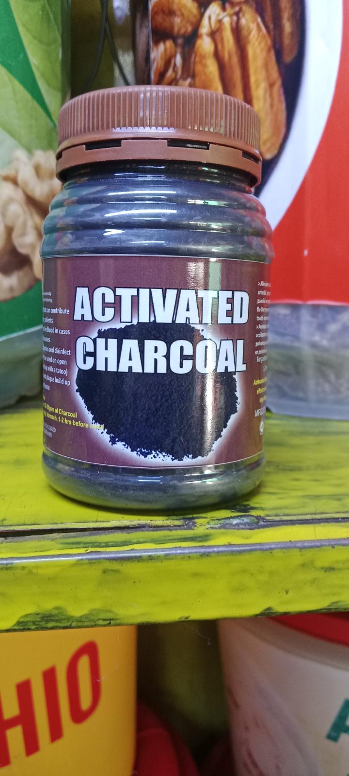 ACTIVATED CHARCOAL (treatment of emergency poisoning, snake and insects poisoning, removes impurities from body, whitens teeth, fast weight loss